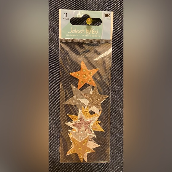 JOLEE’s BOUTIQUE 3D Dimensional Stickers; Reindeer & Gold/Brown Star; NWT. - Picture 4 of 5